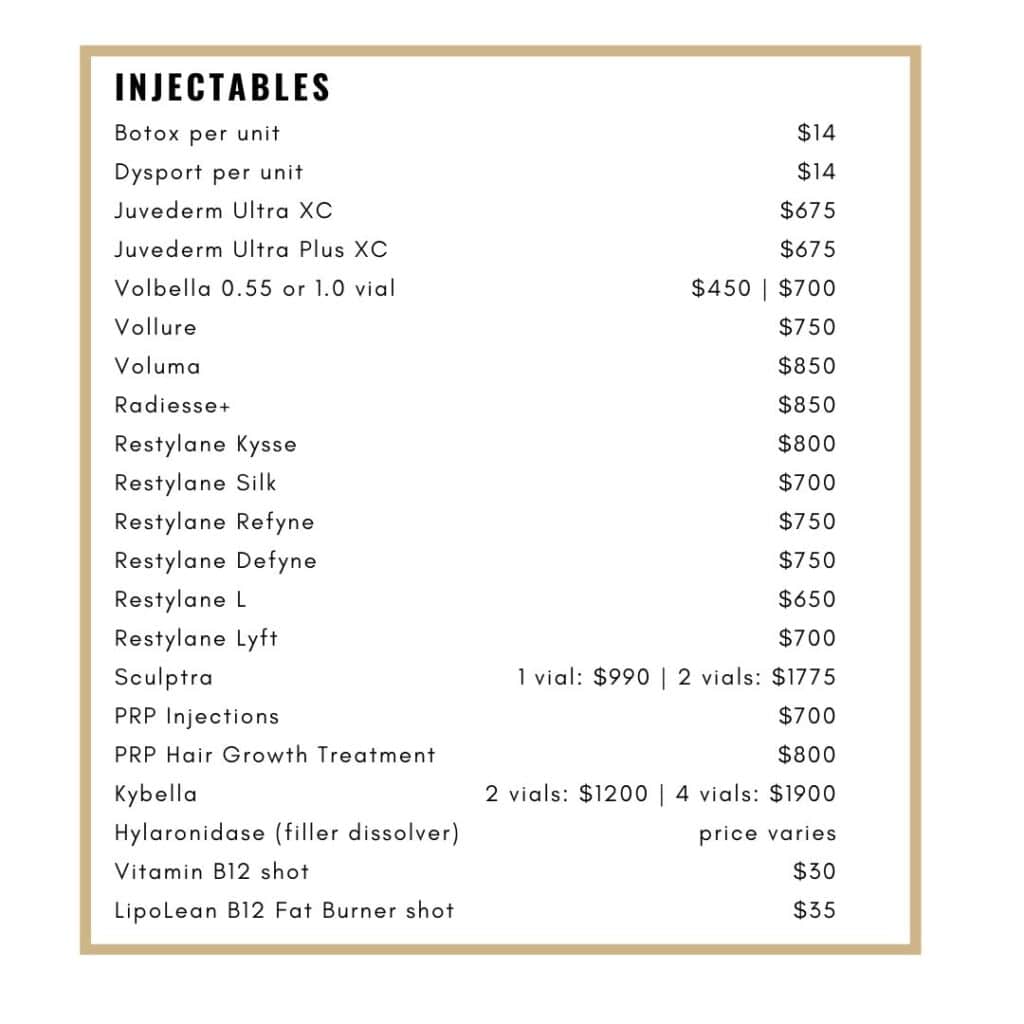 Pricing RENEW Medical Aesthetics in Canton, MA