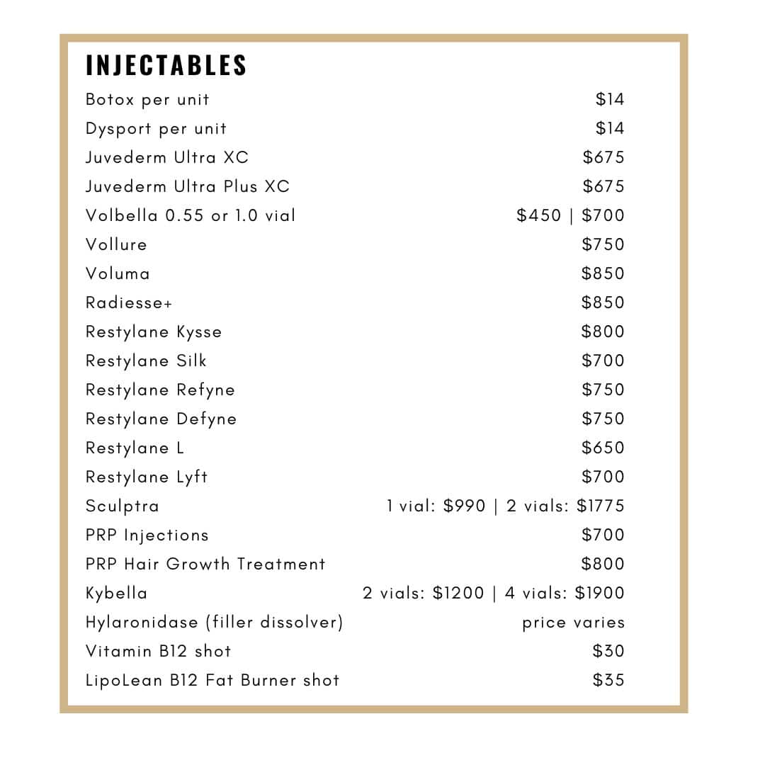 Injectables