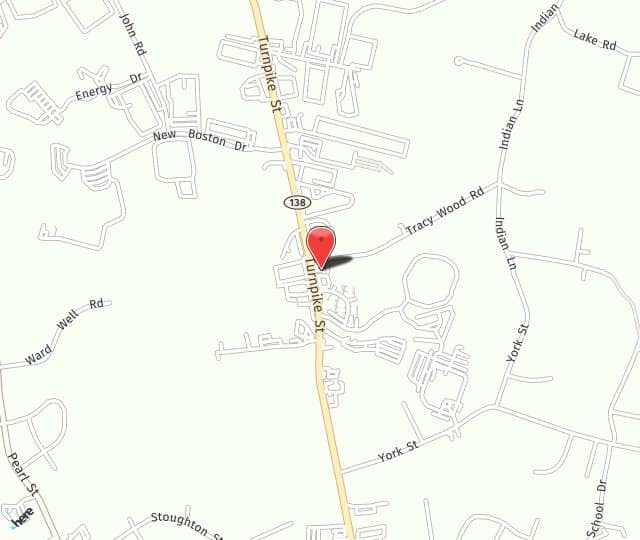 Location Map: 1032 Turnpike St Canton, MA 02021